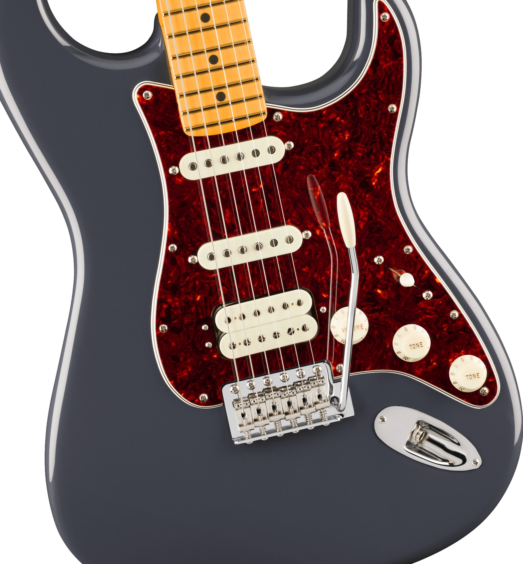 Fender American Professional Classic Stratocaster HSS Faded Black – Bild 4