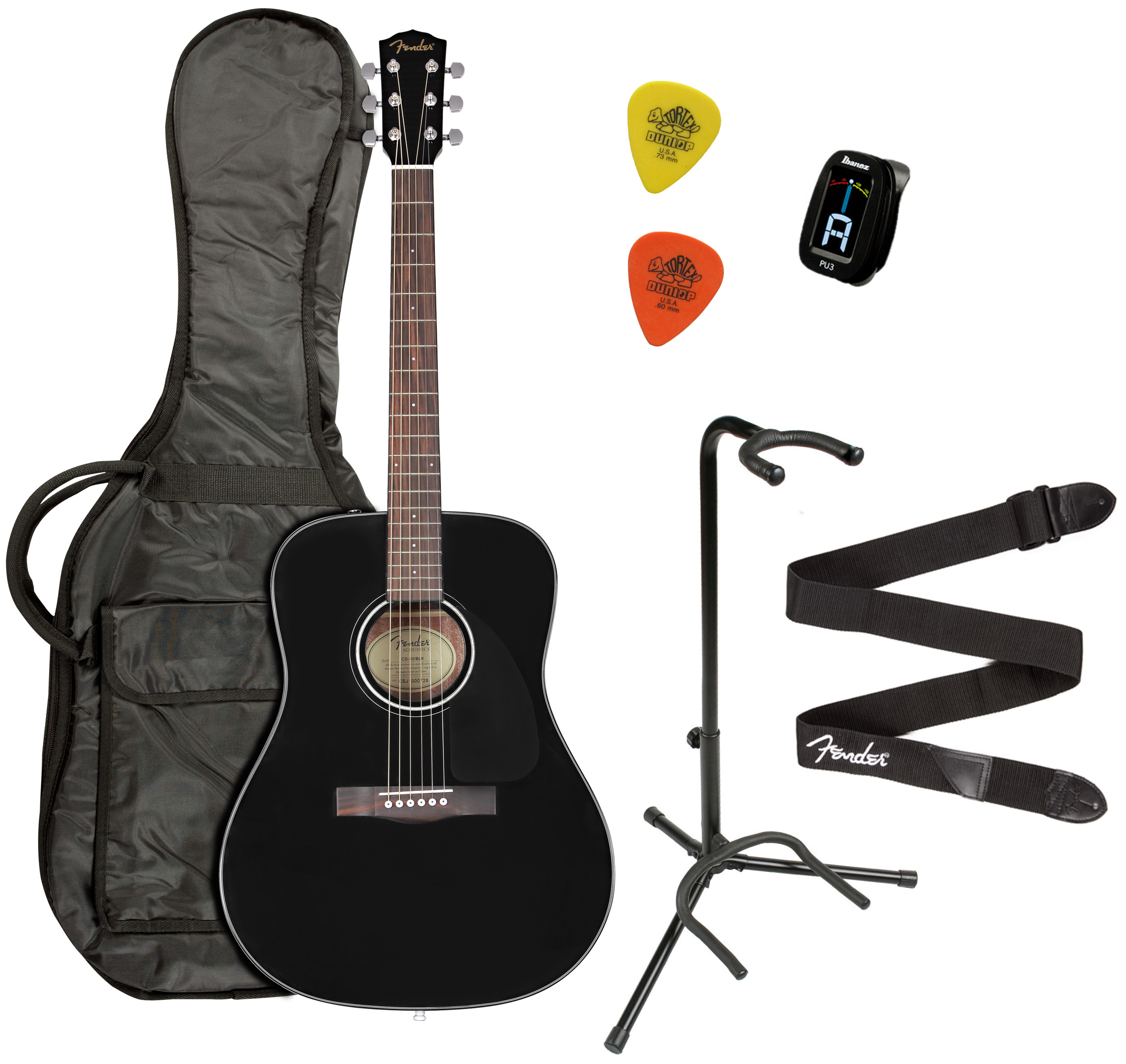 Fender CD 60 Black starter set Fender CD 60 Black starter set