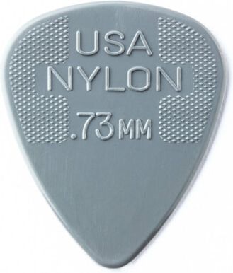 Dunlop nylon pick 0,73mm grey 44R73 Dunlop nylon pick 0,73mm grey 44R73