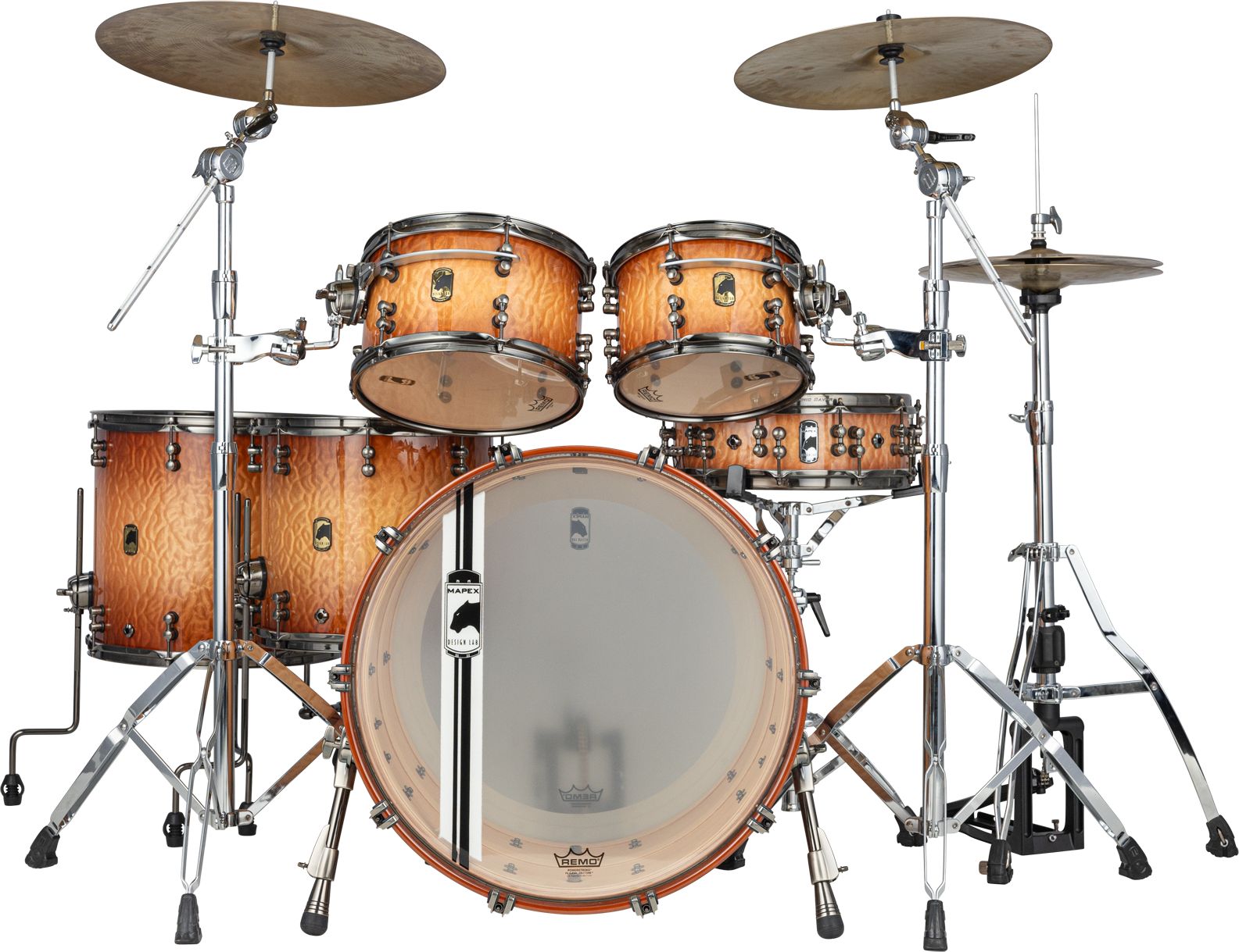 Mapex BPDLNV628XPW Black Panther Versatus Stage Shellset - Peach Burl Burst – Bild 3