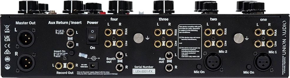 Union Audio ORBIT.4 LE FX 4-Kanal Rotary Desktop Mixer – Bild 4