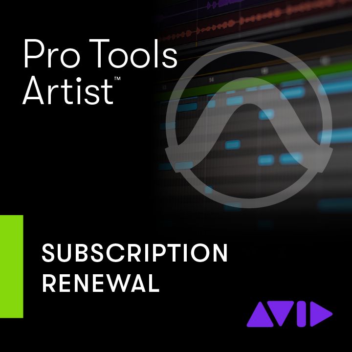 Avid Pro Tools Software Artist - Jahreslizenz Verlängerung - Download-Lizenz/Seriennummer