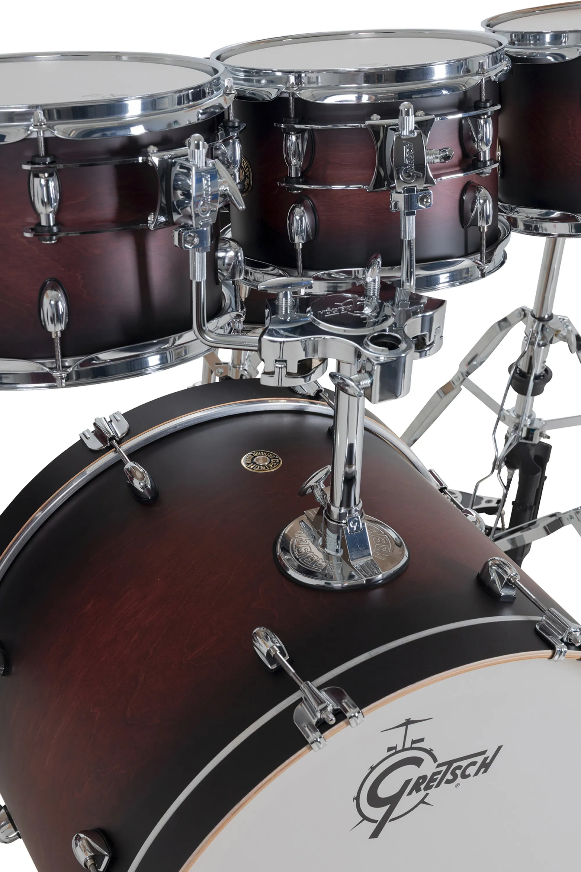 Gretsch GR815.040 Catalina Maple Shell Pack - Satin Deep Cherry Burst (8"/10"/12"/14"/16"/22"/14"x6,5") – Bild 8