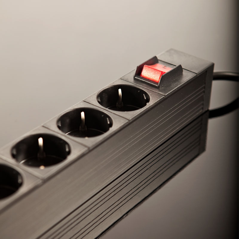Abbildung von Rack-Strom & Beleuchtung