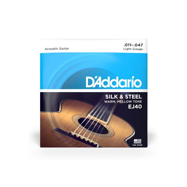 D Addario EJ 40 011-047 Silk & Steel 