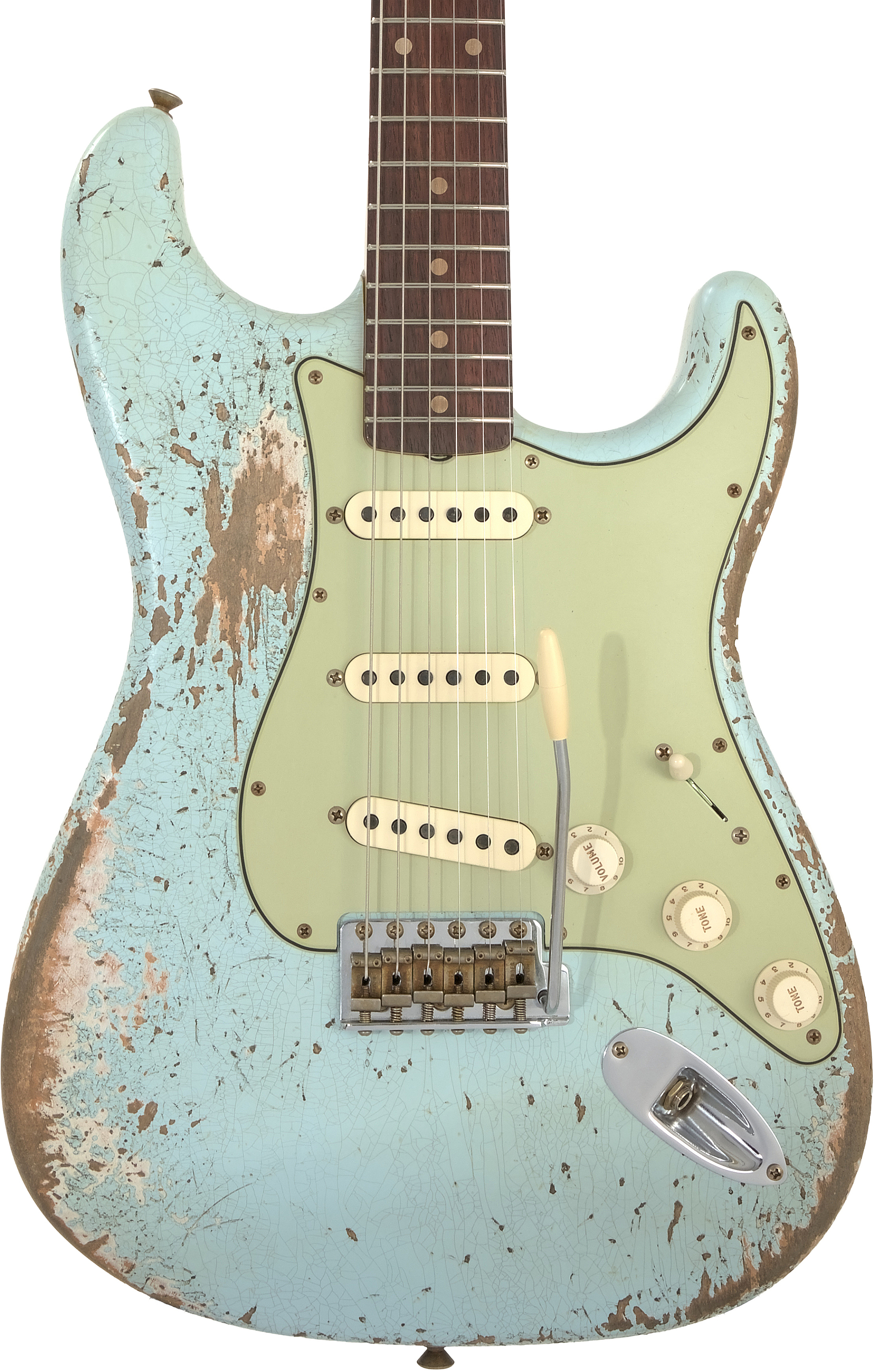 Fender Custom Shop 1962 Stratocaster Super Heavy Relic Sonic Blue