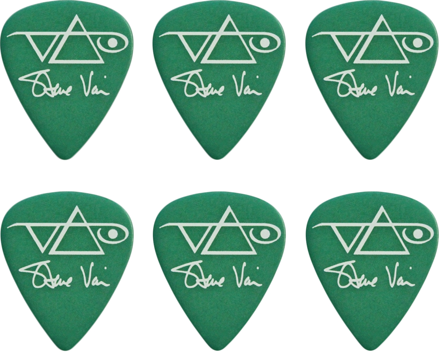 Ibanez Plektren Steve Vai Grün 6er Pack