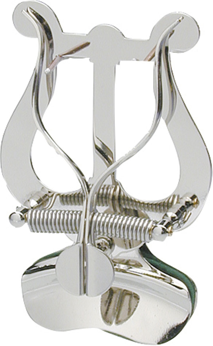 Marching fork trumpet, cup lyre medium nickel-plated Marching fork trumpet, cup lyre medium nickel-plated