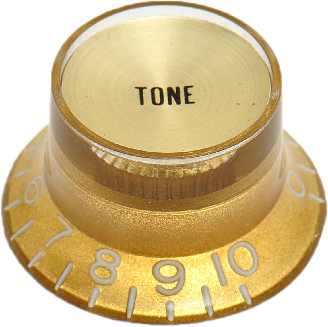 Göldo Potiknopf G-Style Hutform gold/gold Inlay Tone