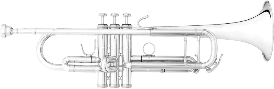 B&S 3143/2 Trumpet CHALL.II, silver-plated B&S 3143/2 Trumpet CHALL.II, silver-plated