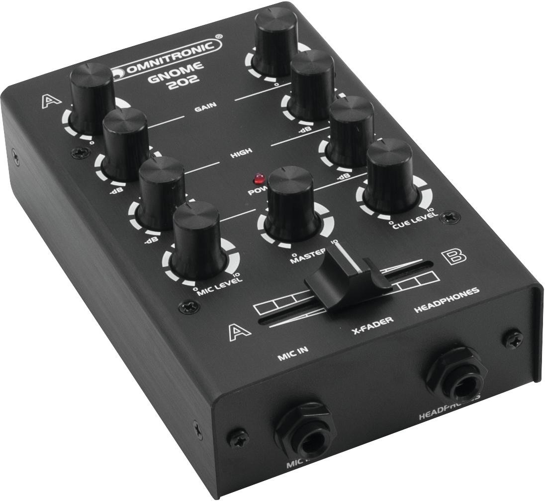 Omnitronic GNOME-202 Mini Mixer, black – Bild 4