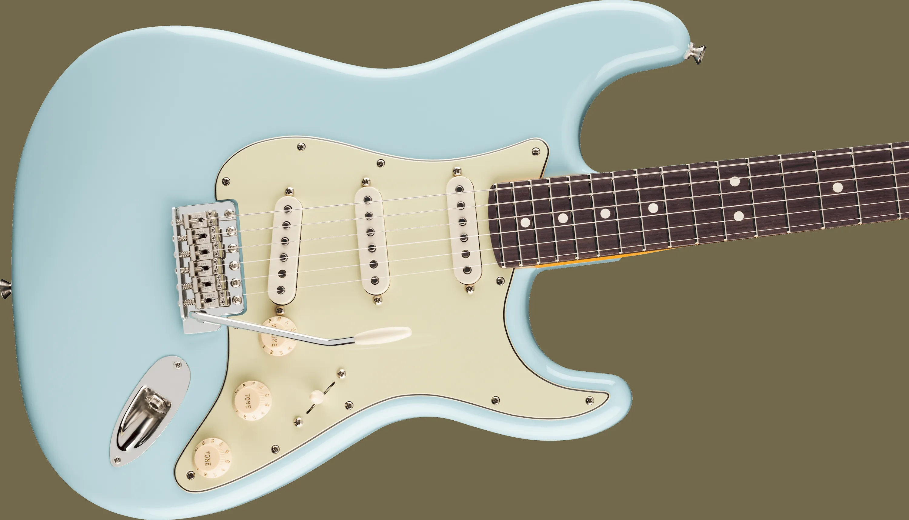 Fender American Professional Classic Silent Stratocaster Daphne Blue Limited Edition – Bild 3