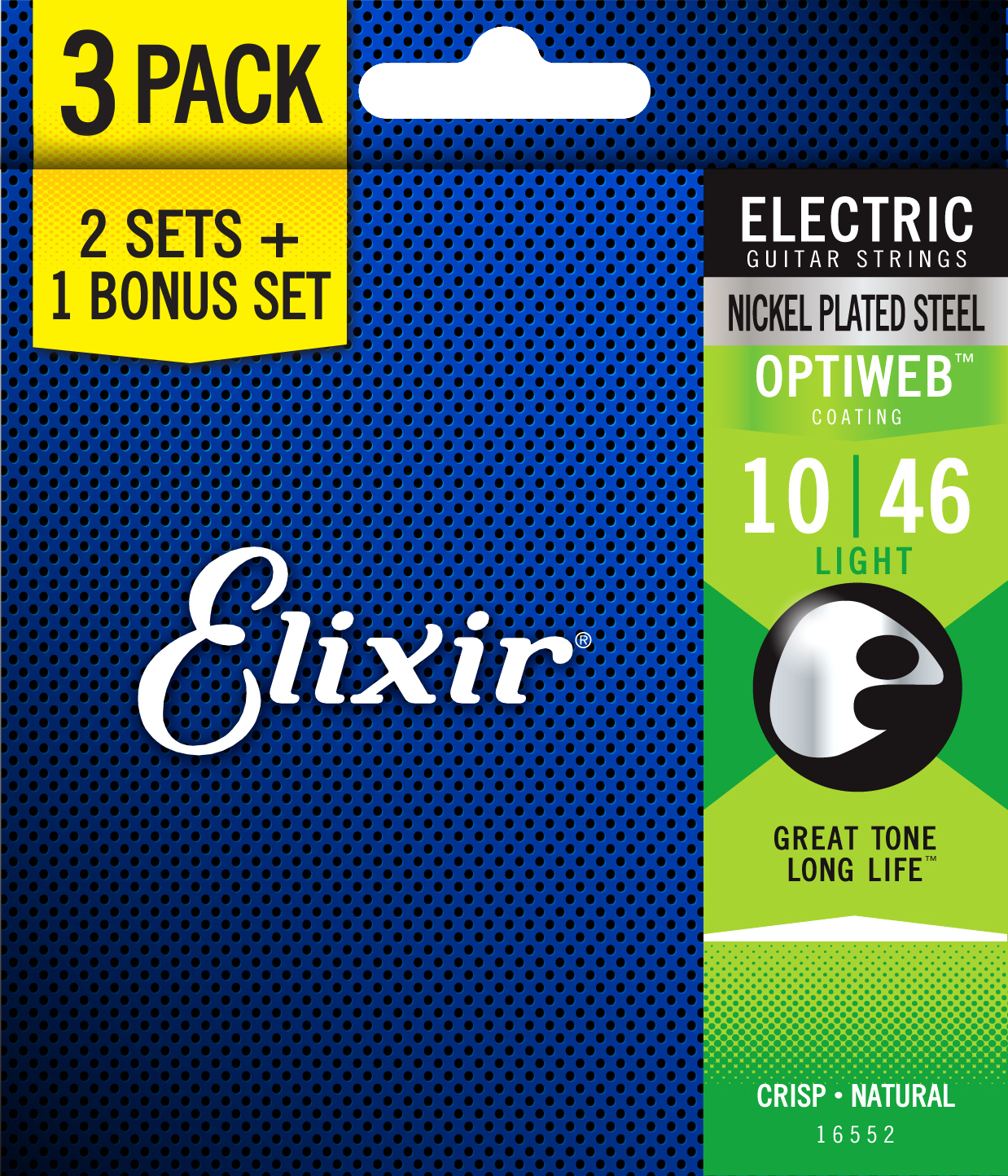 Elixir Optiweb Light 010-046 3-pack