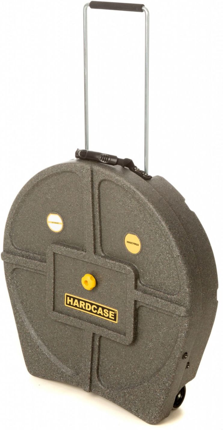 Hardcase HNP9CYM22-G Cymbal Case Trolley for 9 cymbals up to 22" - Granite