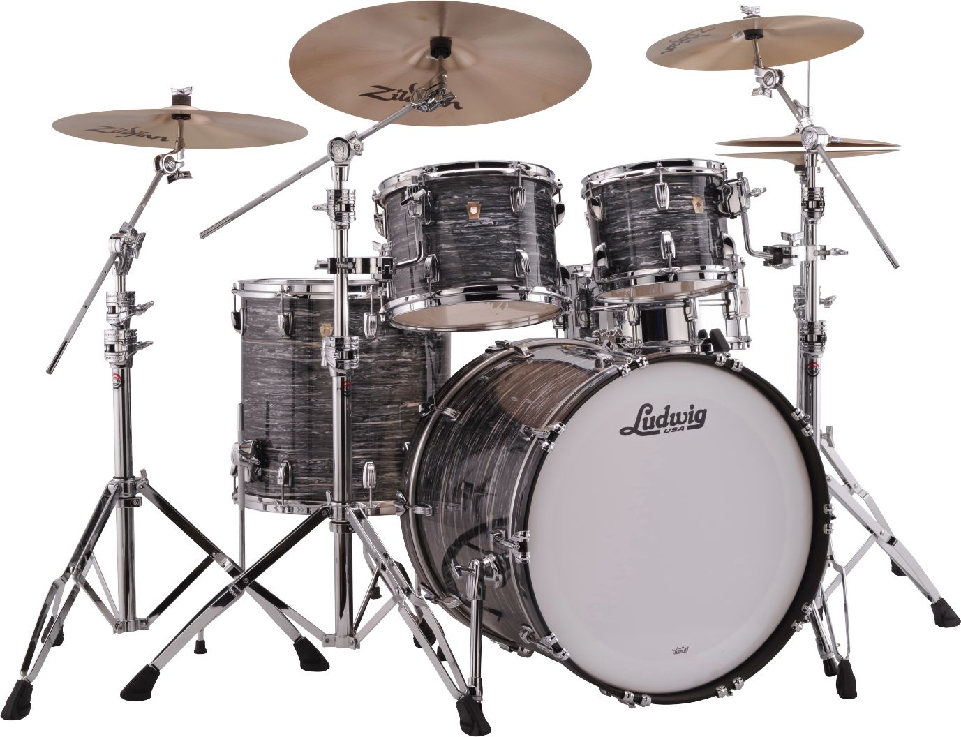 Ludwig L88204AX1Q Classic Maple MOD Outfit - Vintage Black Oyster – Bild 2