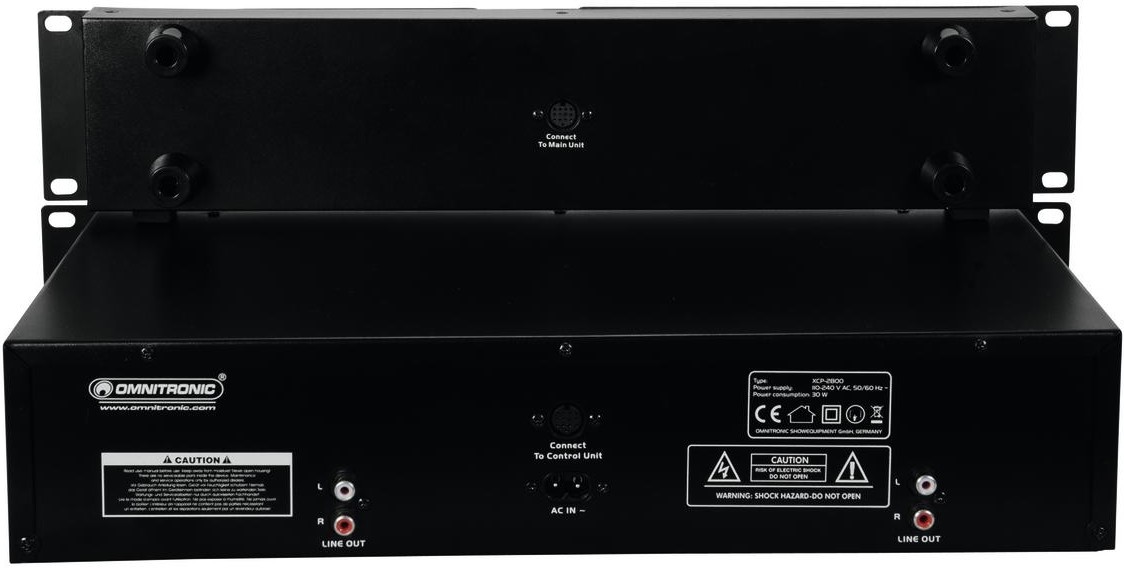 Omnitronic XCP-2800 Dual-CD-Player – Bild 3