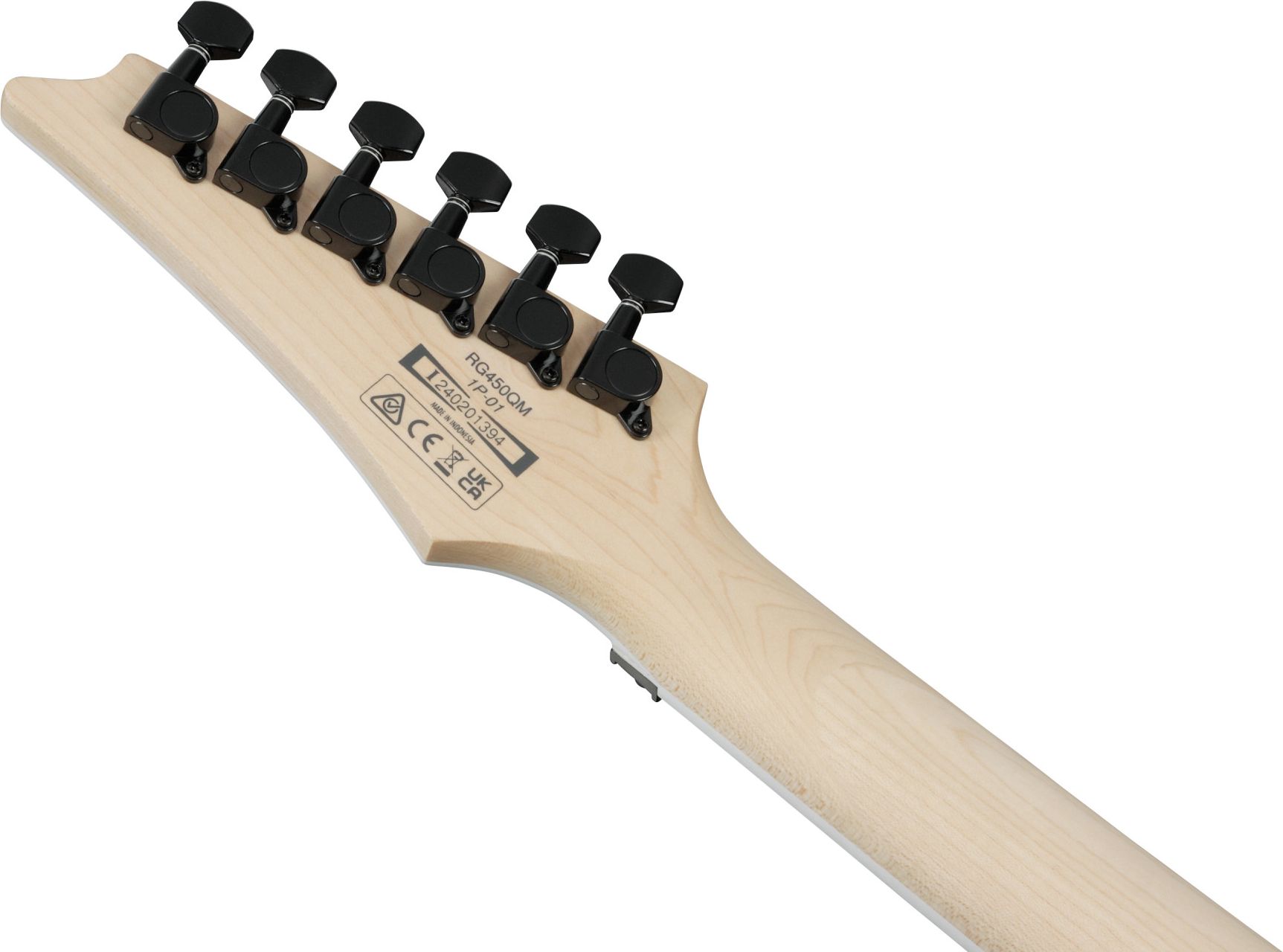 Ibanez RG 450 QMB-TGB Transparent Gray Burst – Bild 7