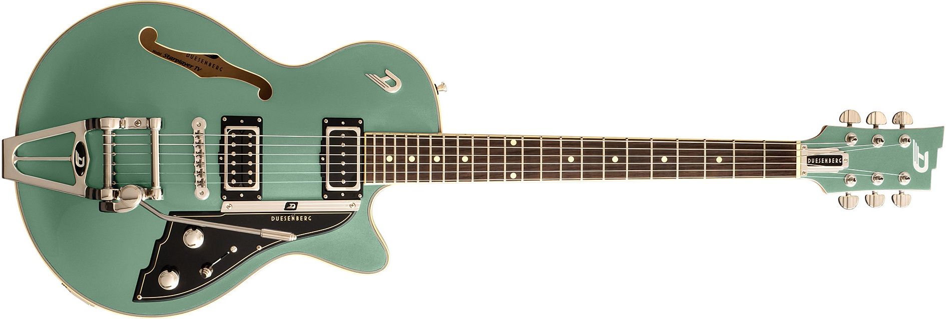 Duesenberg Starplayer TV Duo-Tone Harbour Green & White Duesenberg Starplayer TV Duo-Tone Harbour Green & White