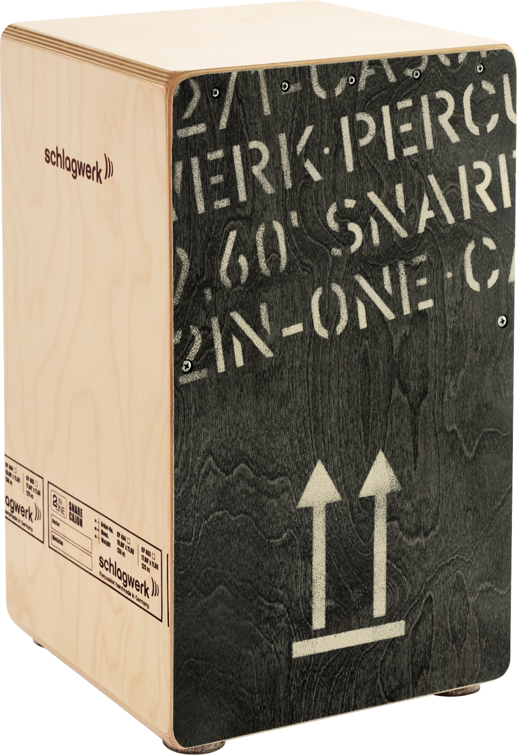 Schlagwerk Cajon 2inOne Black Edition Schlagwerk Cajon 2inOne Black Edition