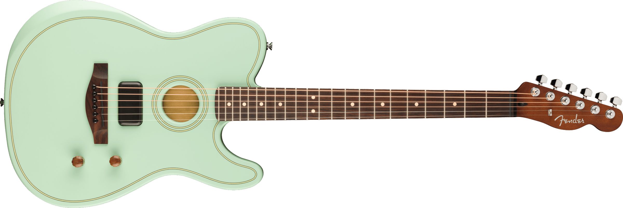Fender Acoustasonic Standard Telecaster Surf Green FSR – Bild 3
