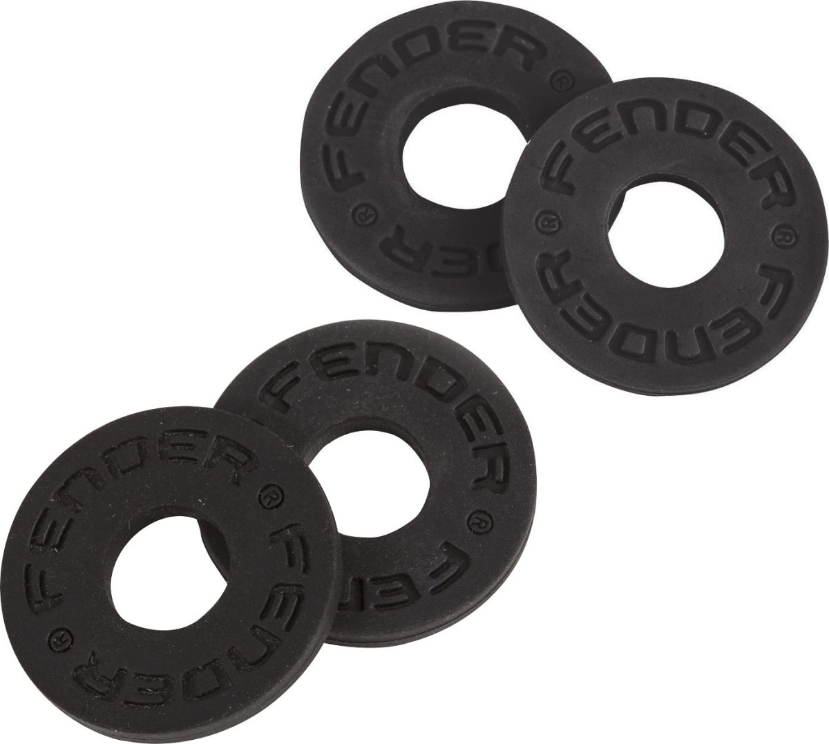Fender Strap Blocks 4er Pack schwarz/schwarz Fender Strap Blocks 4er Pack schwarz/schwarz