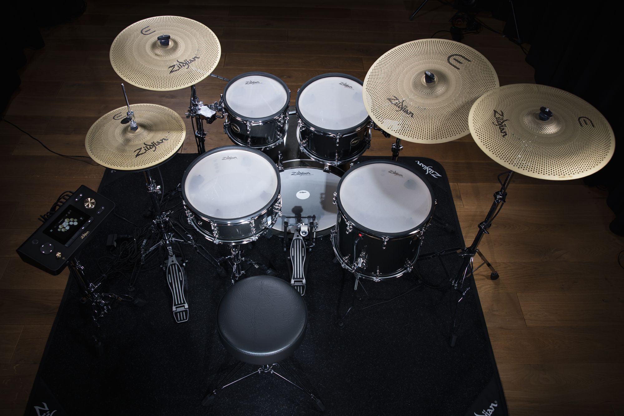 Zildjian ZIZAGEX Alchem-E Gold EX - Black Gold Foundry Shimmer
