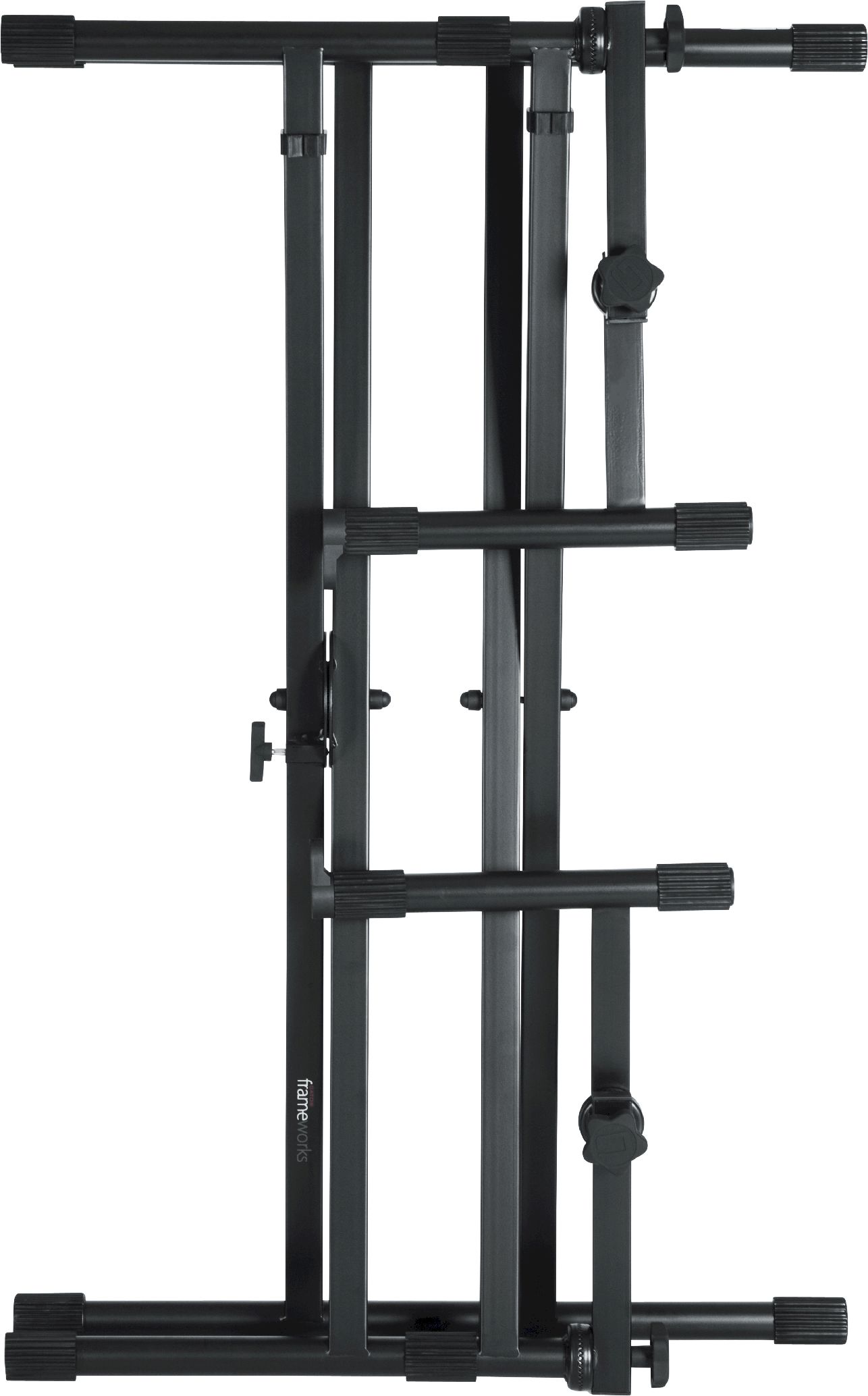 Gator Frameworks 2 Tier X-Style Keyboard Stand Black Gator Frameworks 2 Tier X-Style Keyboard Stand Black