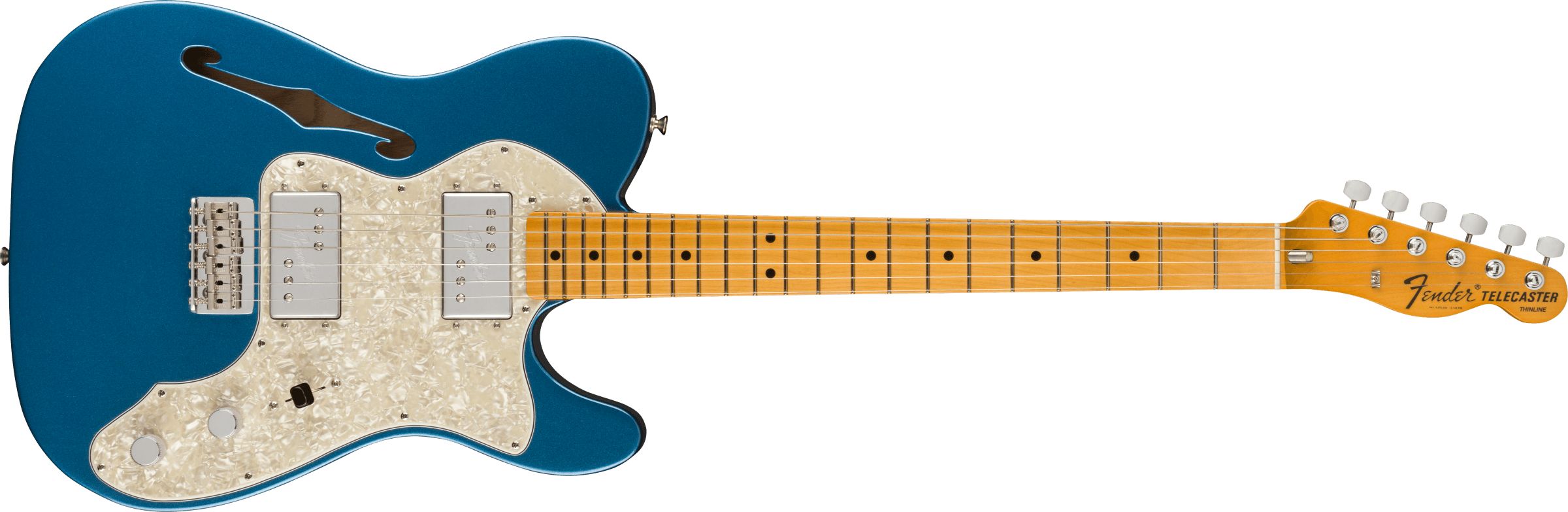 Fender American Vintage II 1972 Telecaster Thinline Lake Placid Blue (Retoure)