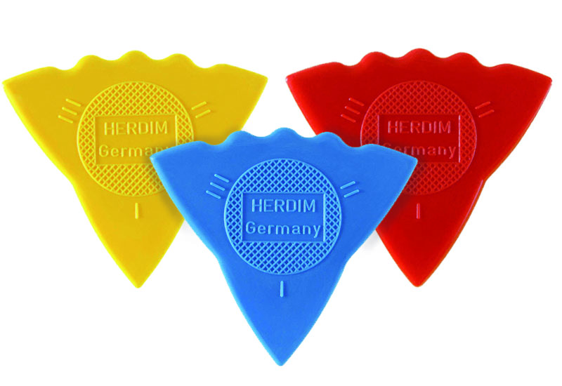 Herdim Plektrum Dreieck mit 3 Stärken  Herdim Plektrum Dreieck mit 3 Stärken