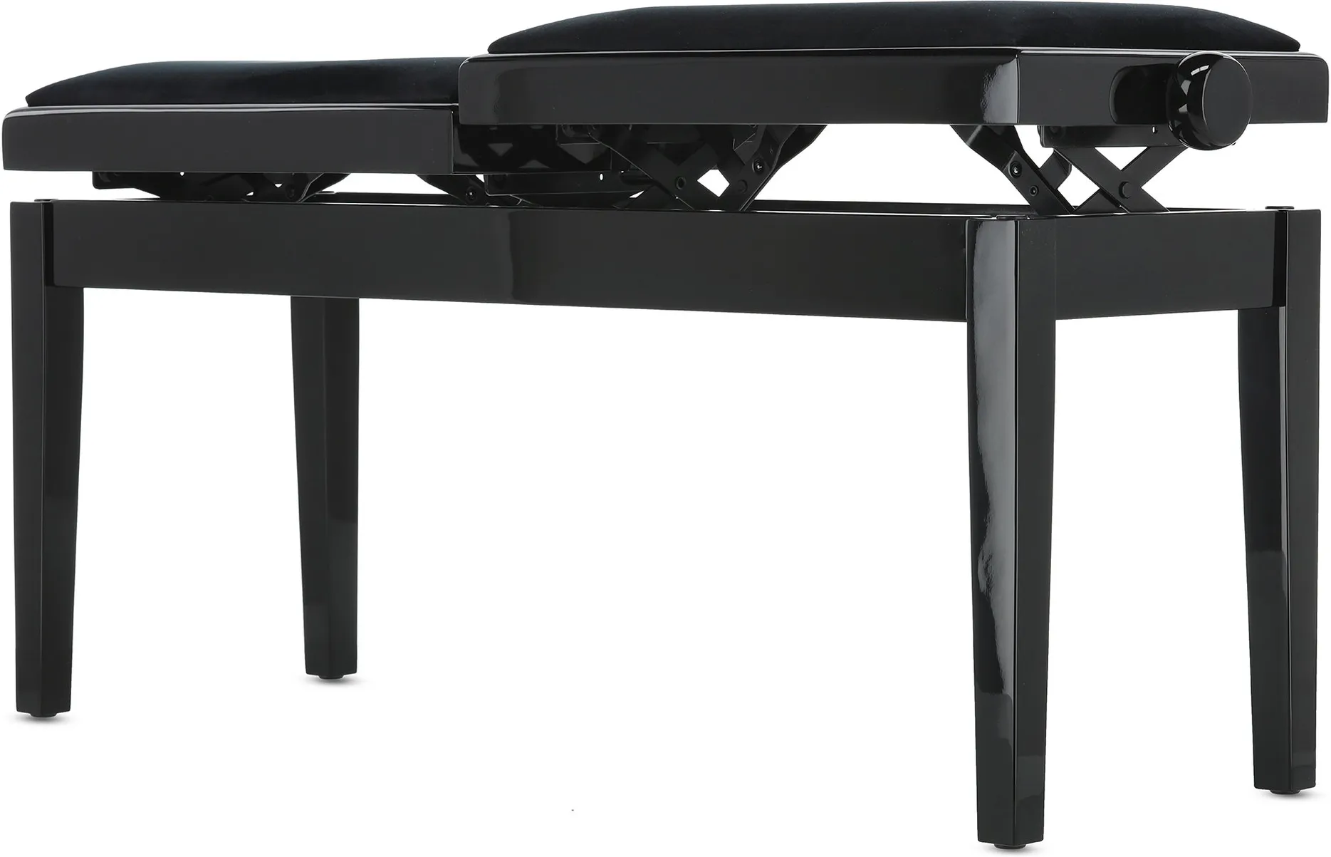 GEWA Pianobank Deluxe Double Schwarz Hochglanz – Bild 4