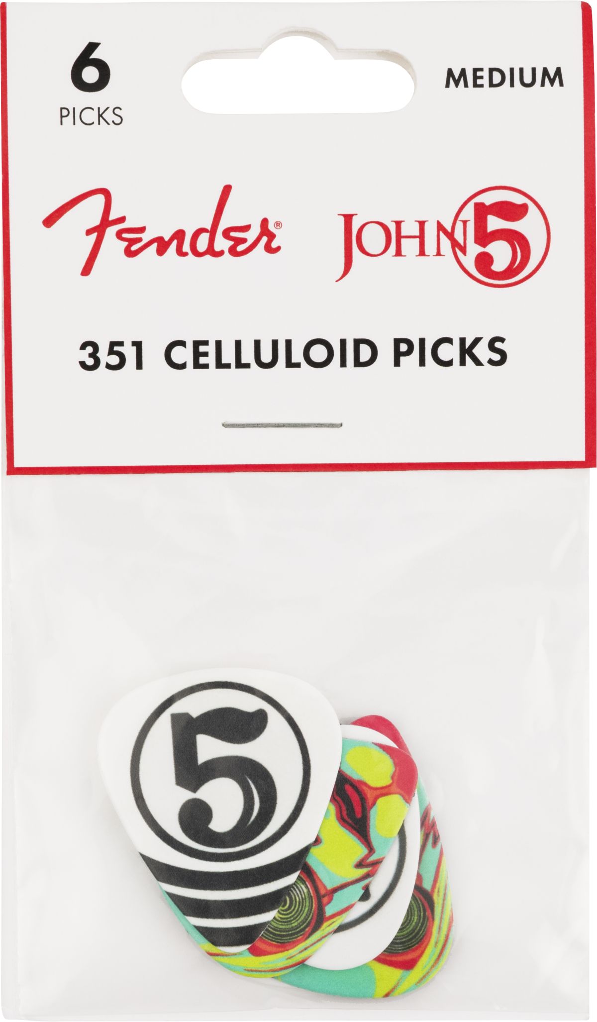 John 5 351 Celluloid Picks (6 pack) – Bild 2