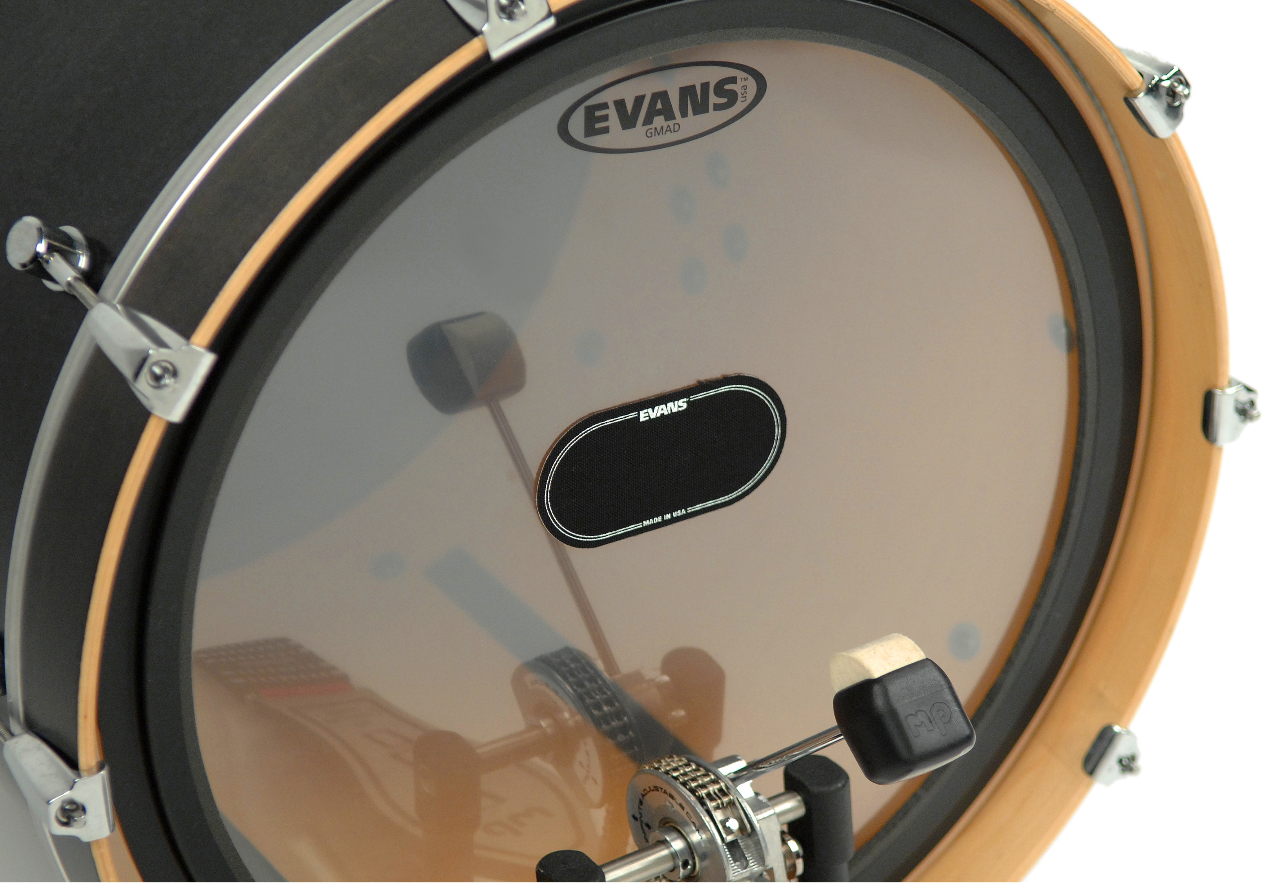 Evans EQPB2 EQ Black Nylon Double Patch – Bild 2