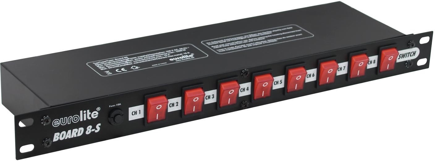 Eurolite Board  8S mit 8x Kaltgerätebuchsen