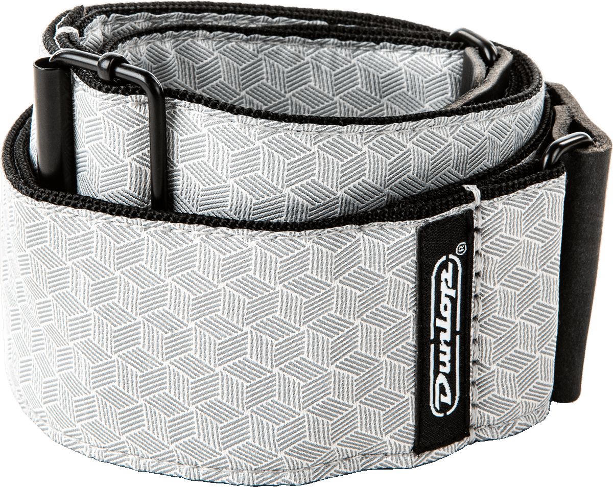 Dunlop Jacquard Strap Cube Hatch Light Grey D6712 – Bild 2