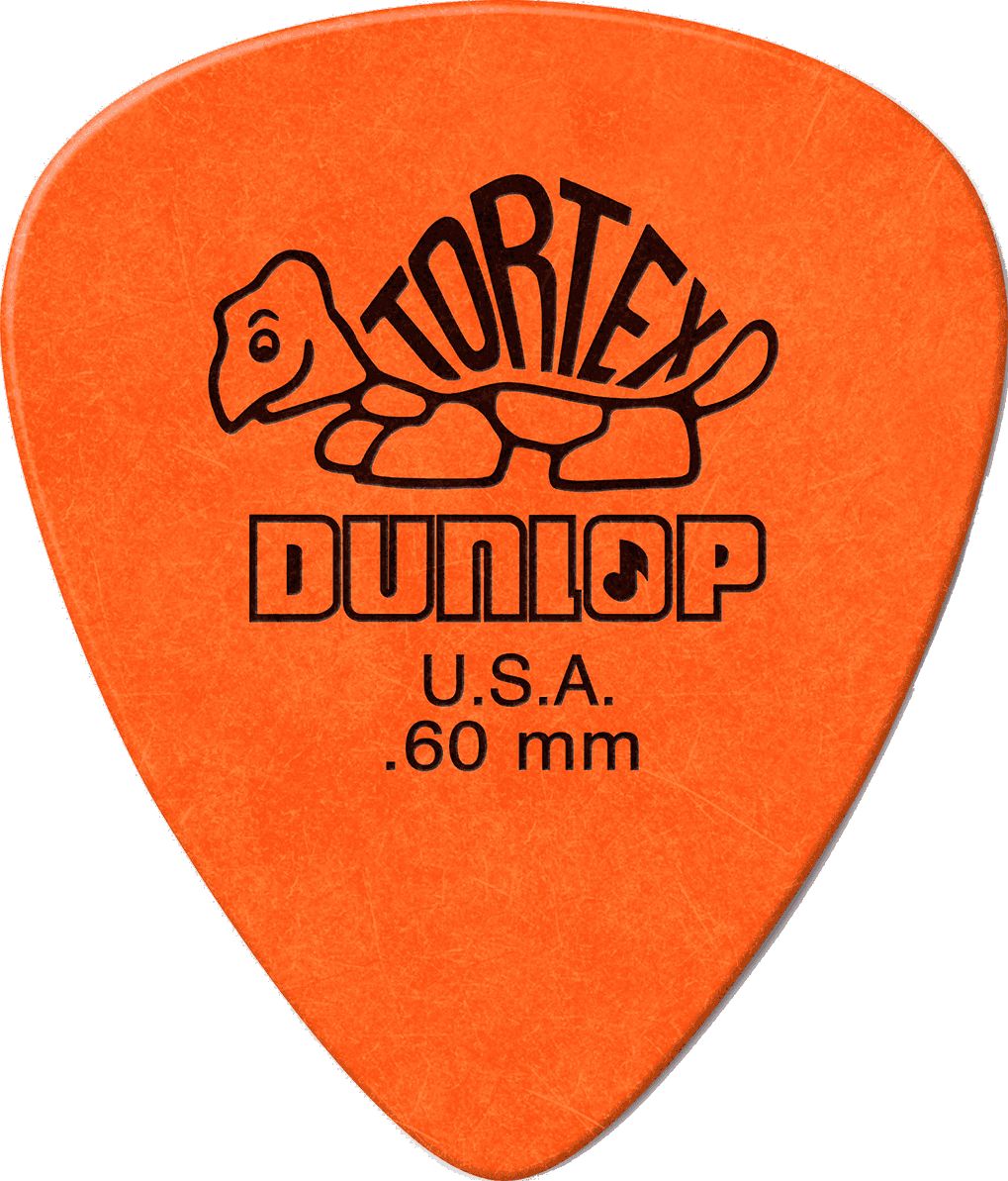 Dunlop Tortex Plektren 0,60mm orange 418P60 12er Pack – Bild 3