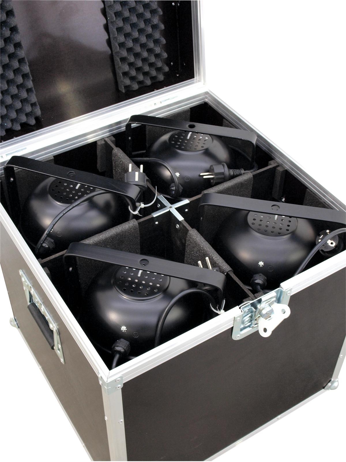 ROADINGER Flightcase 4x PAR-64 Spot lang – Bild 6
