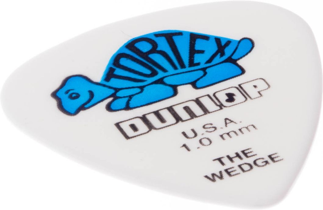 Dunlop Tortex Wedge Plektrum 1.00mm weiß 424R100 – Bild 3