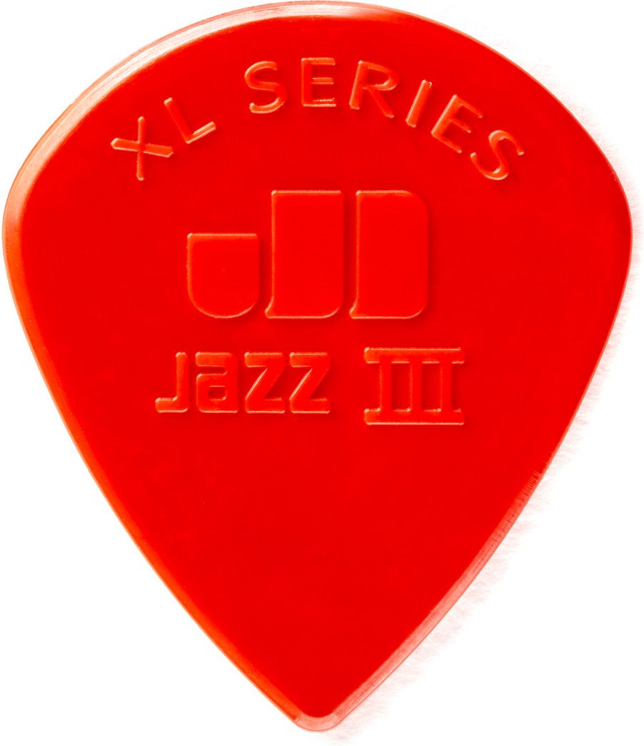 Dunlop Jazz III XL Plektren rot 47PXLN 6er Pack – Bild 3
