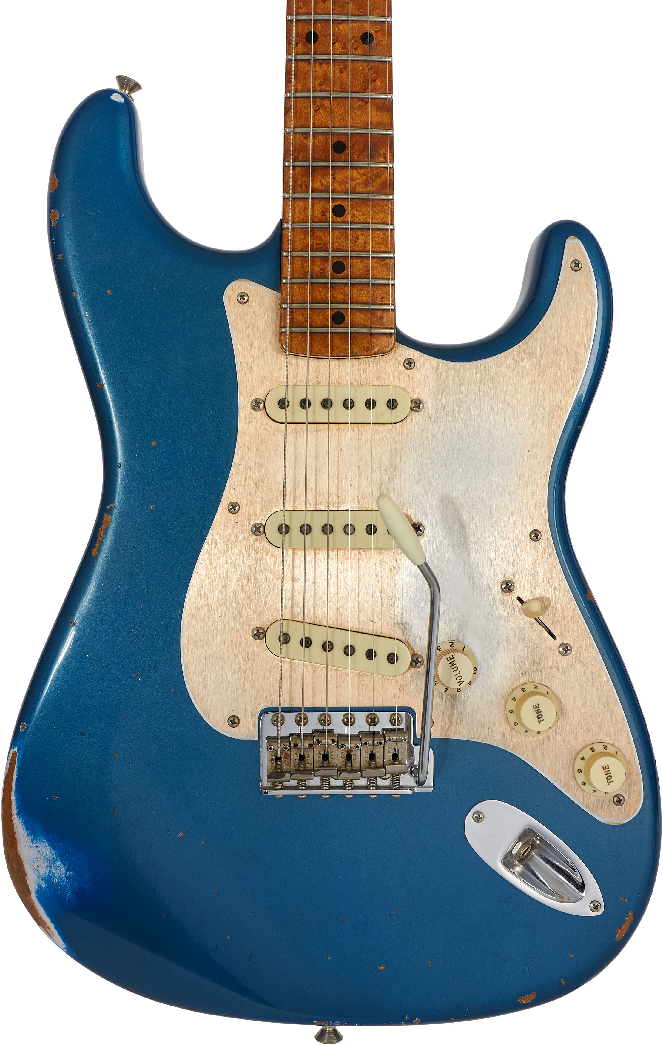 Fender Custom Shop 1956 Strat Relic ROASTED Aged Lake Placid Blue 30th Anniversary (gebraucht) – Bild 3