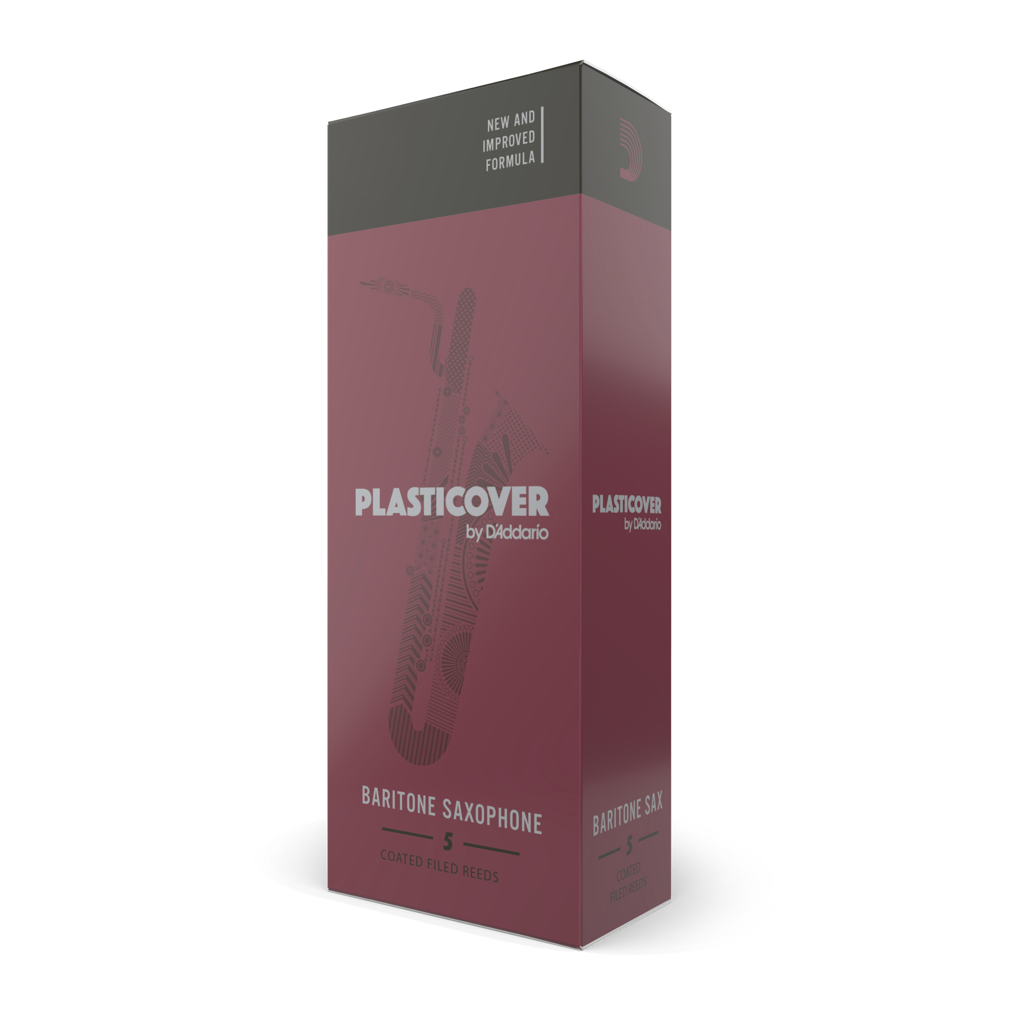 Rico Plasticover Bariton-Saxophon 2,5  5er Box 