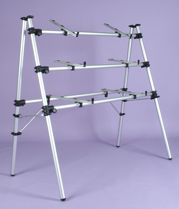 Jaspers 3S-140S 3-fach Keyboardstativ -silber-