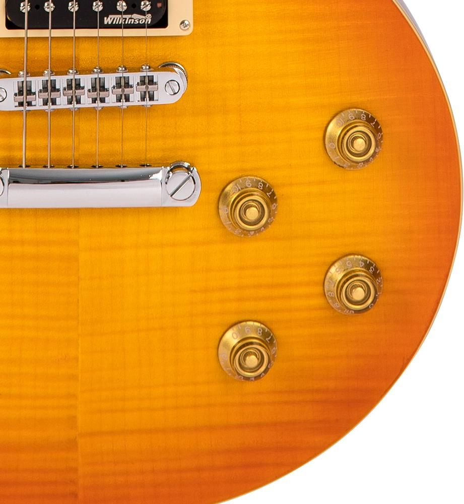 Vintage V100THB Reissued Series Flamed Honeyburst – Bild 6
