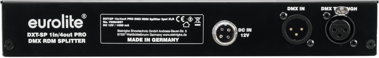 Eurolite DXT-SP 1in/4out PRO DMX RDM Splitter – Bild 2