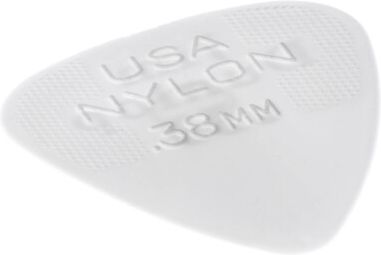 Dunlop Nylon Plektrum 0,38mm withe 44R38