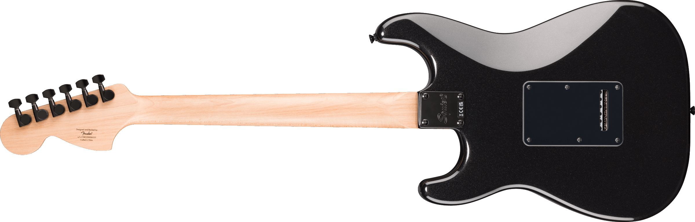 Fender Squier Affinity FSR Stratocaster HH Metallic Black Limited Edition – Bild 2