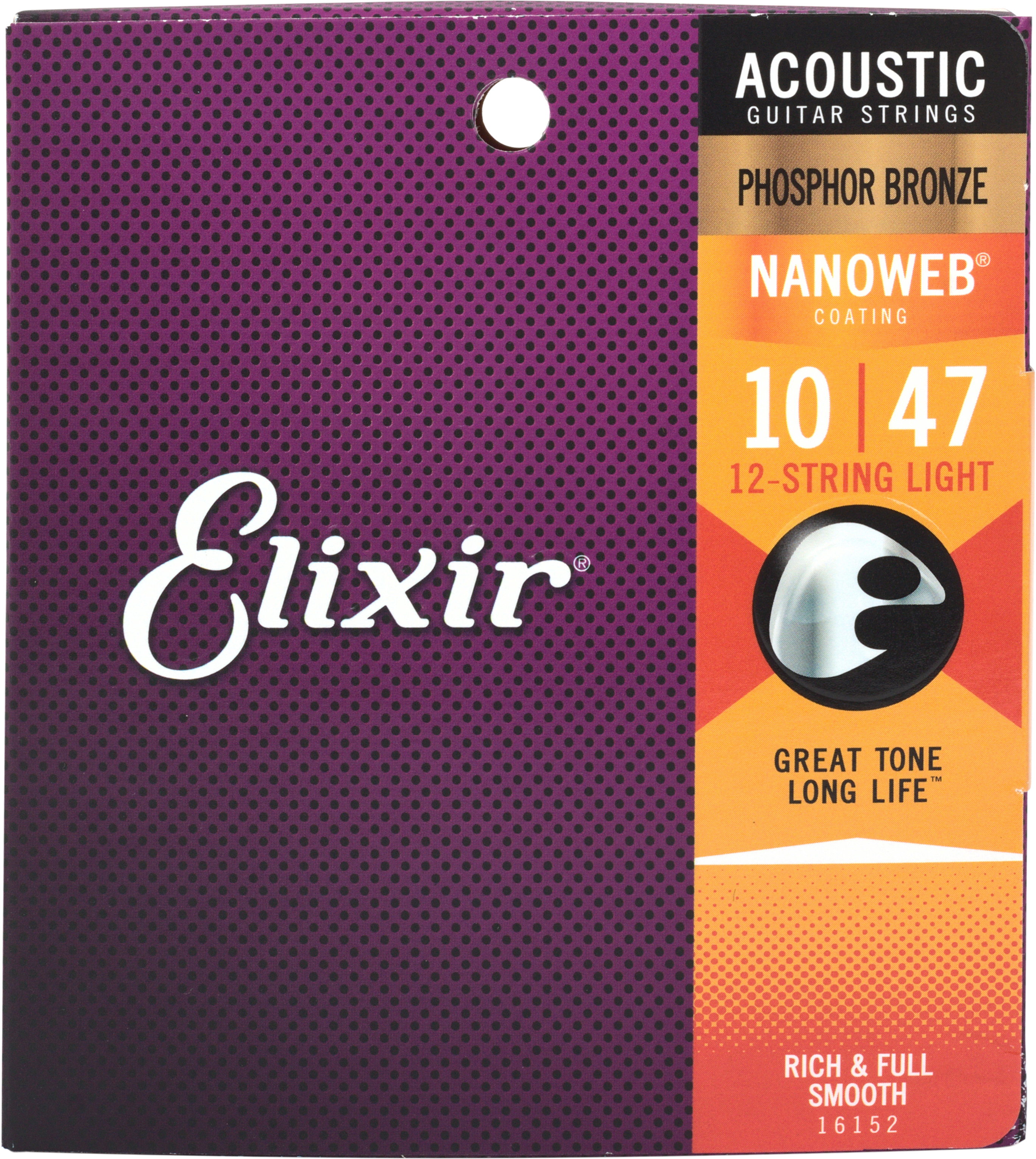Elixir NanoWeb Phosphor Bronze 16152 12-string 