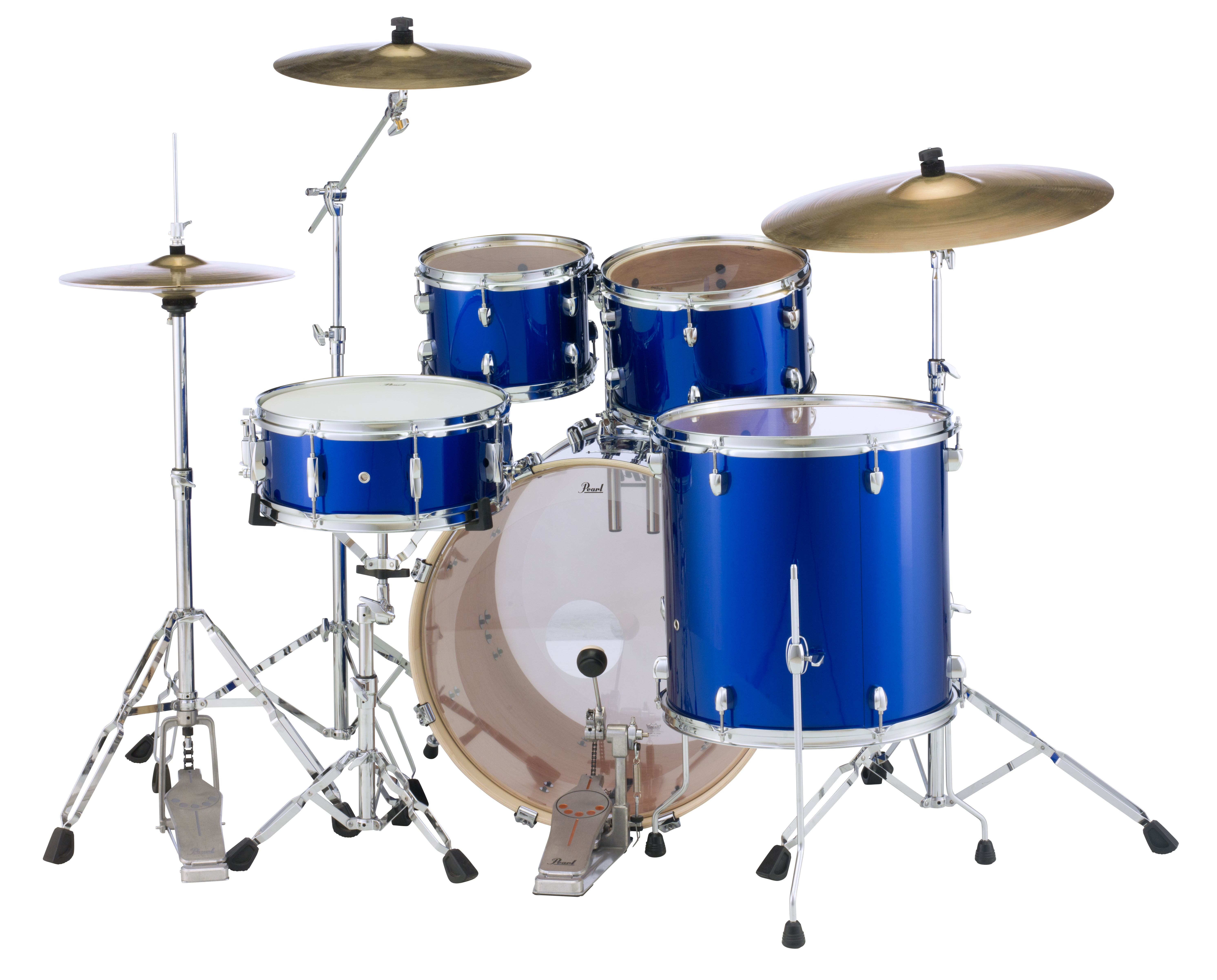 Pearl EXX725SBR/C717 Export Drum-Set High Voltage Blue/Sabian SBR – Bild 5