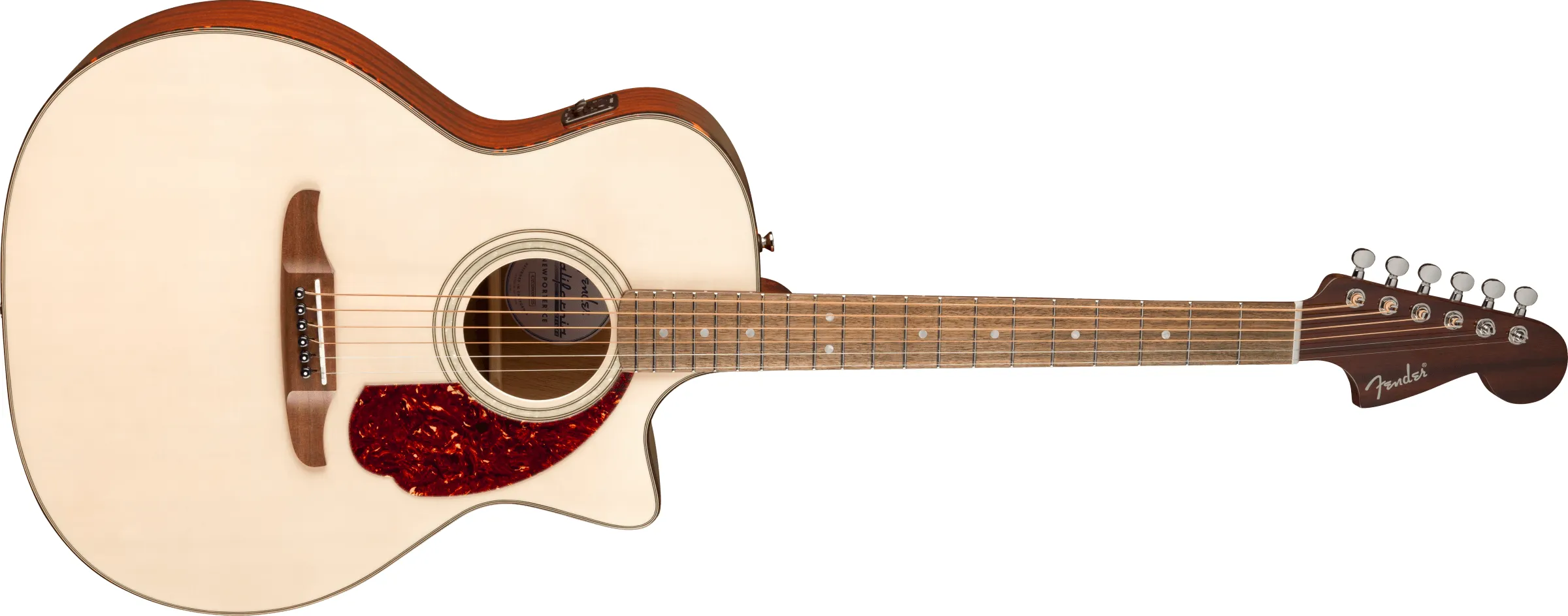 Fender California Deluxe Newporter CE White Blonde – Bild 3