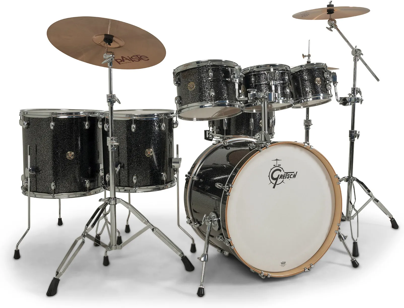 Gretsch GR815.046 Catalina Maple Shell Pack - Black Stardust (8"/10"/12"/14"/16"/22"/14"x6,5")