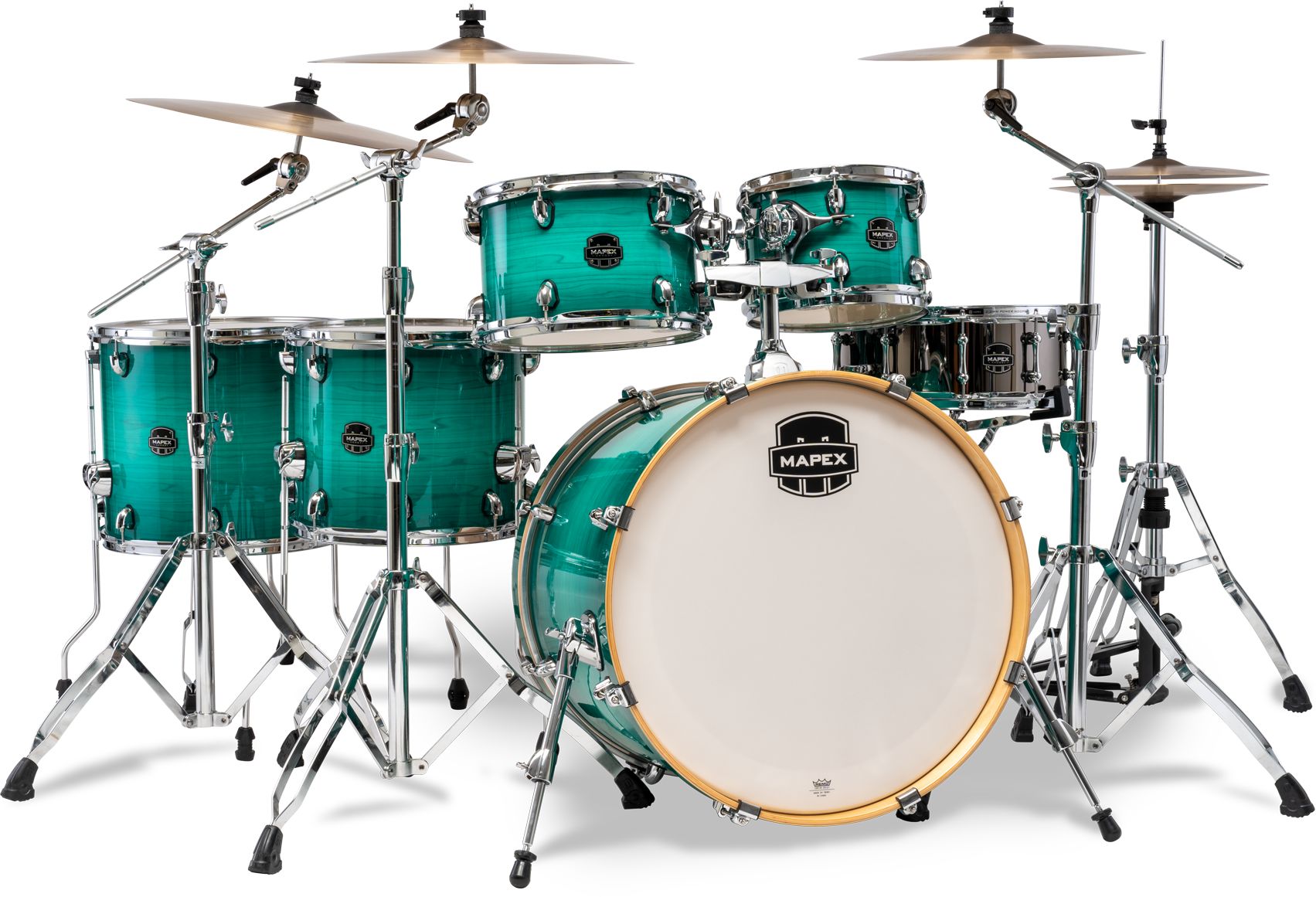 Mapex MXAR628SFUVJO Amory Stage Shellset - Jade Stone Burst